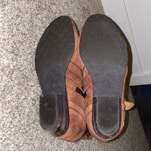 🎠NAYA Fisher Moto Brown Ankle Boots Booties - Picture 11 of 12